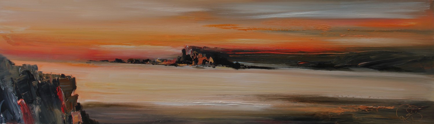 'Headland at Sunset' by artist Rosanne Barr